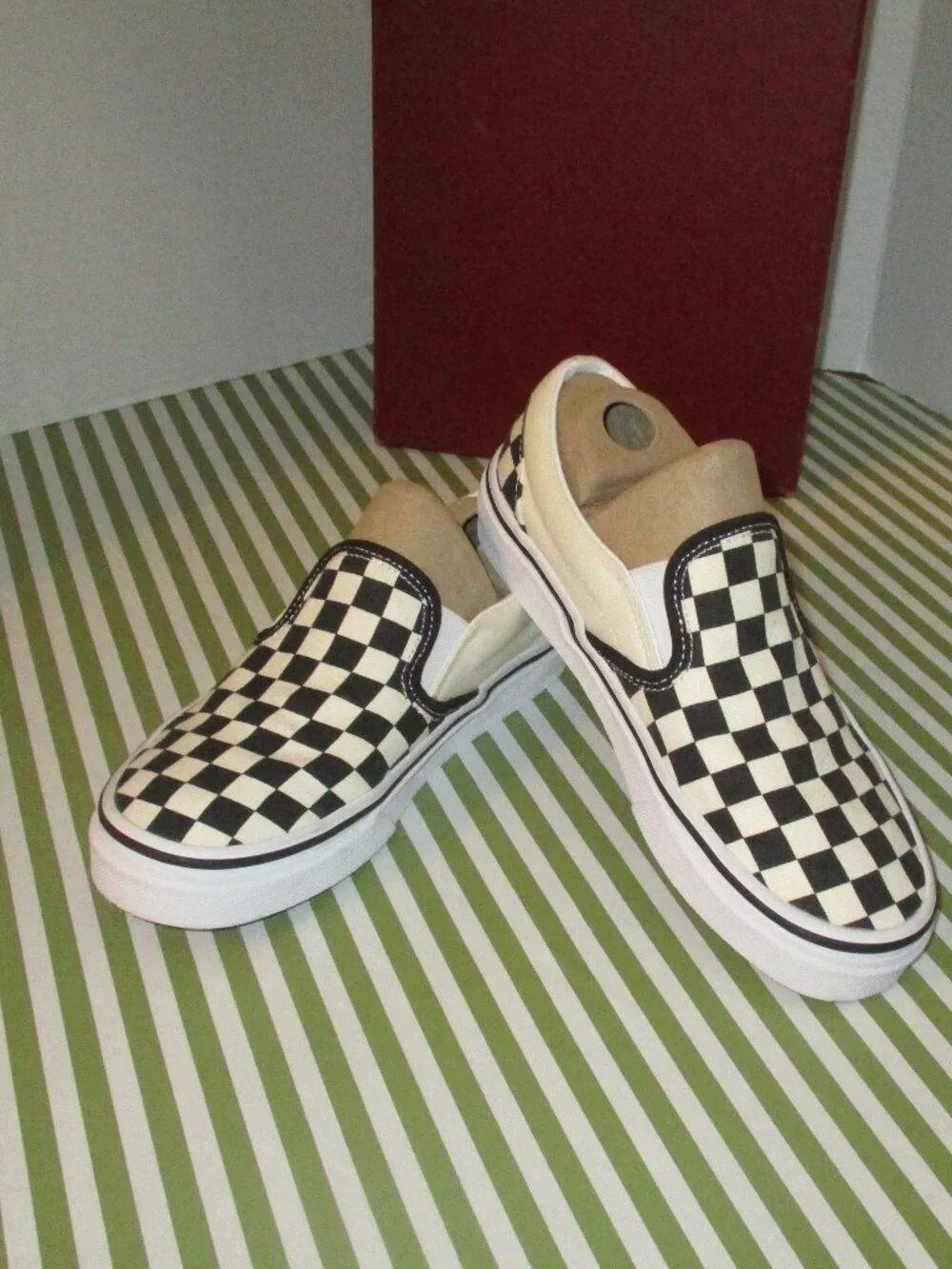 Vans Blue Checkerboard Sneakers